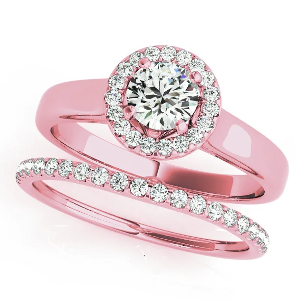 Round Halo Engagement Ring - Image 9