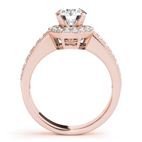 ENGAGEMENT RINGS HALO ROUND - Image 8