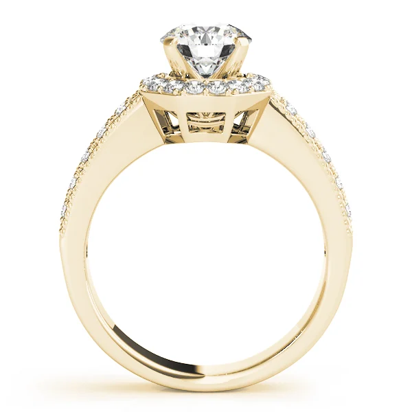 ENGAGEMENT RINGS HALO ROUND - Image 5