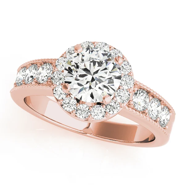 ENGAGEMENT RINGS HALO ROUND - Image 7