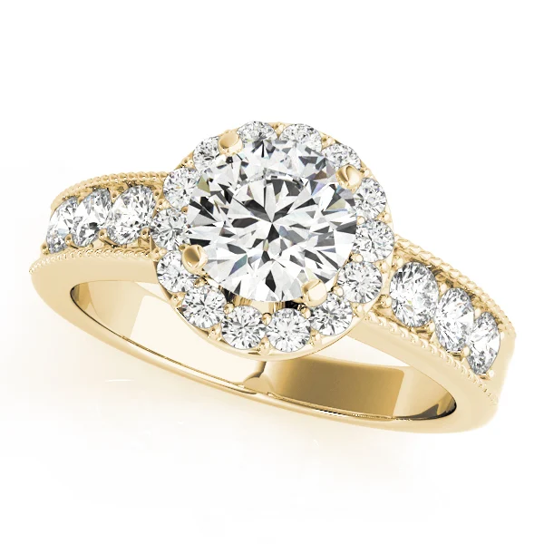 ENGAGEMENT RINGS HALO ROUND - Image 4