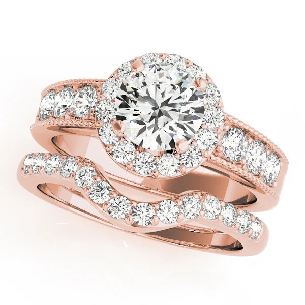 ENGAGEMENT RINGS HALO ROUND - Image 9