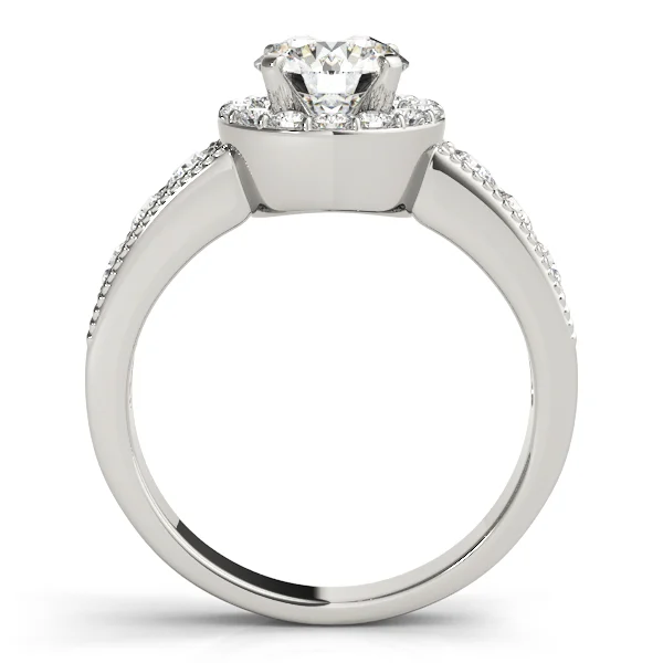 ENGAGEMENT RINGS HALO ROUND - Image 2
