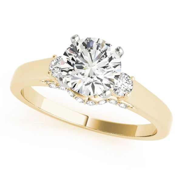 3-Stone Round Engagement Ring - Image 5