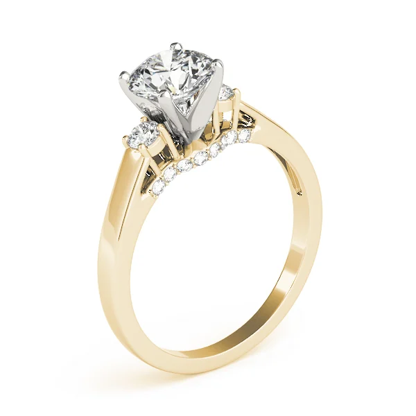 3-Stone Round Engagement Ring - Image 8