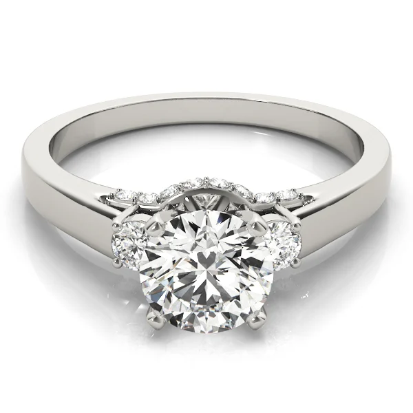 3-Stone Round Engagement Ring - Image 3
