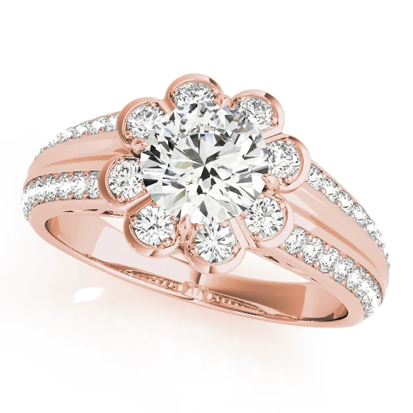 ENGAGEMENT RINGS HALO ROUND - Image 7