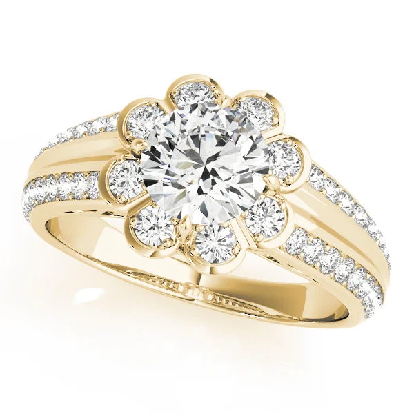 ENGAGEMENT RINGS HALO ROUND - Image 4