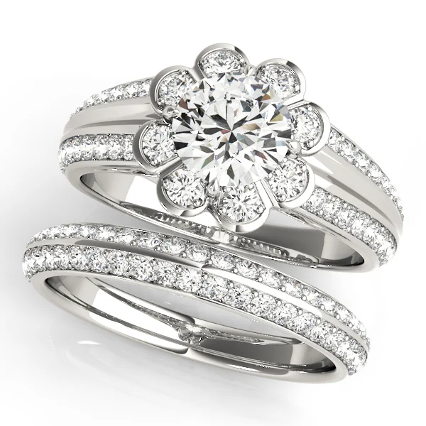 ENGAGEMENT RINGS HALO ROUND - Image 3