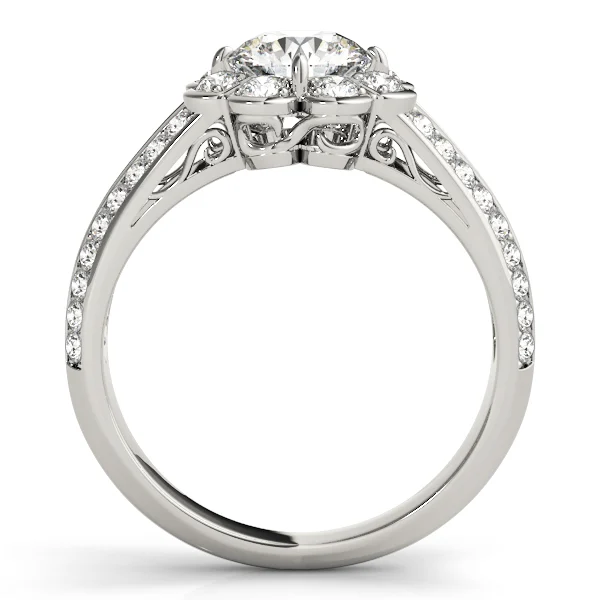 ENGAGEMENT RINGS HALO ROUND - Image 2