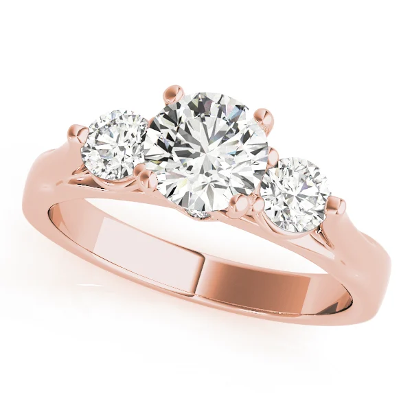 3-Stone Round Engagement Ring - Image 7