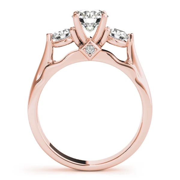 3-Stone Round Engagement Ring - Image 8