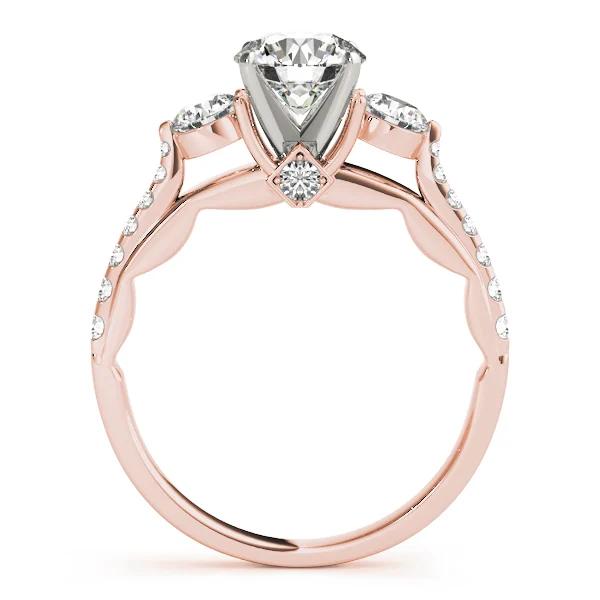 3-Stone Single Row Engagement Ring - Image 10
