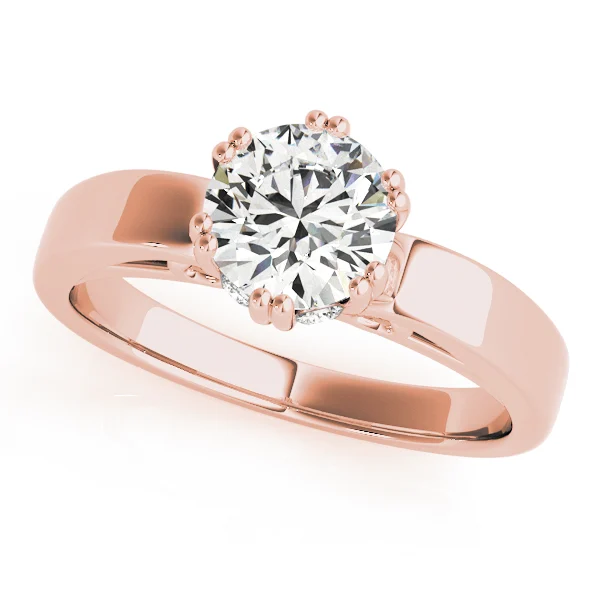 Solitaire Double Prong Engagement Ring - Image 7