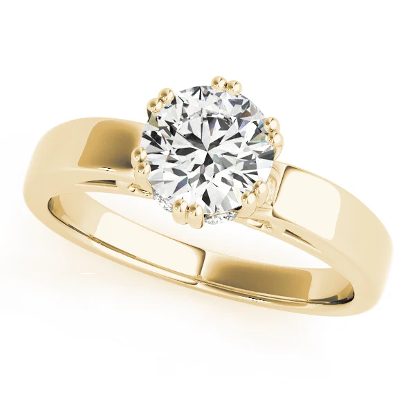 Solitaire Double Prong Engagement Ring - Image 4