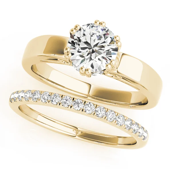 Solitaire Double Prong Engagement Ring - Image 6