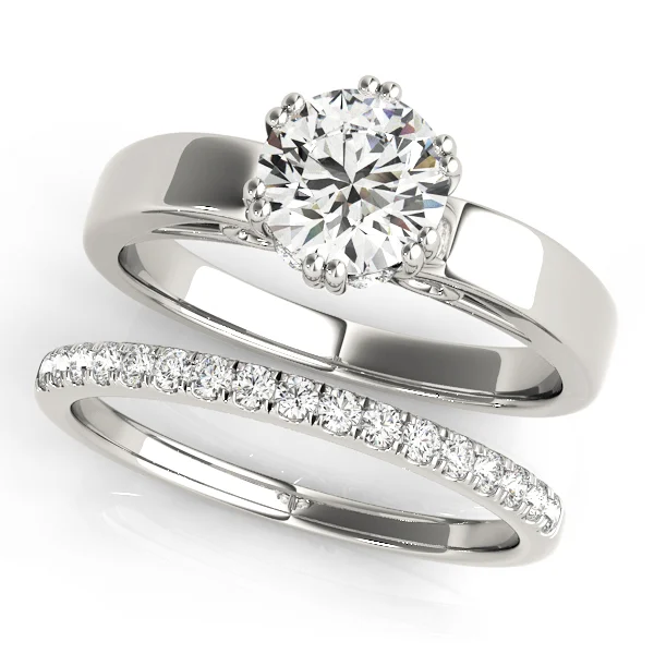 Solitaire Double Prong Engagement Ring - Image 3