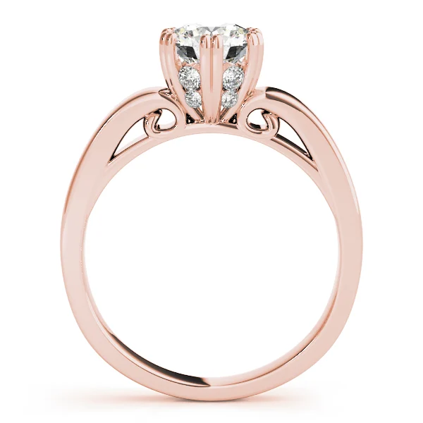 Solitaire Double Prong Engagement Ring - Image 8