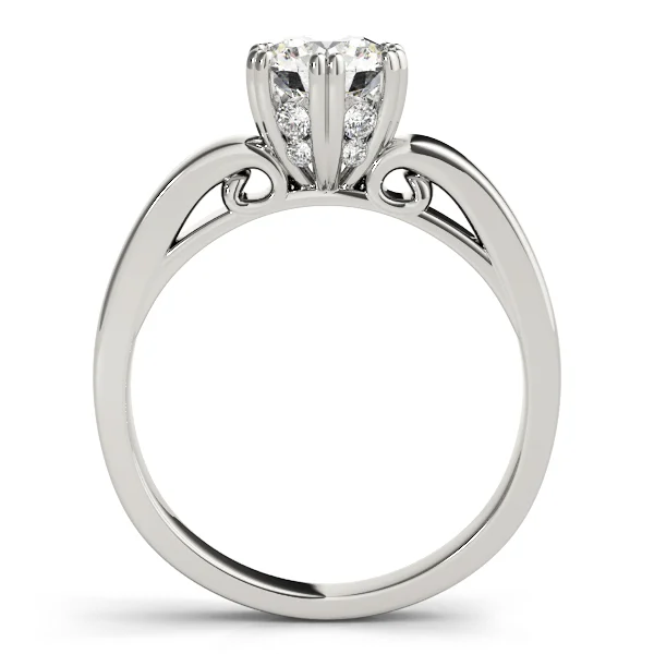 Solitaire Double Prong Engagement Ring - Image 2