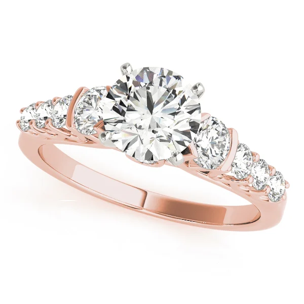 Single Row Prong Engagement Ring - Image 7