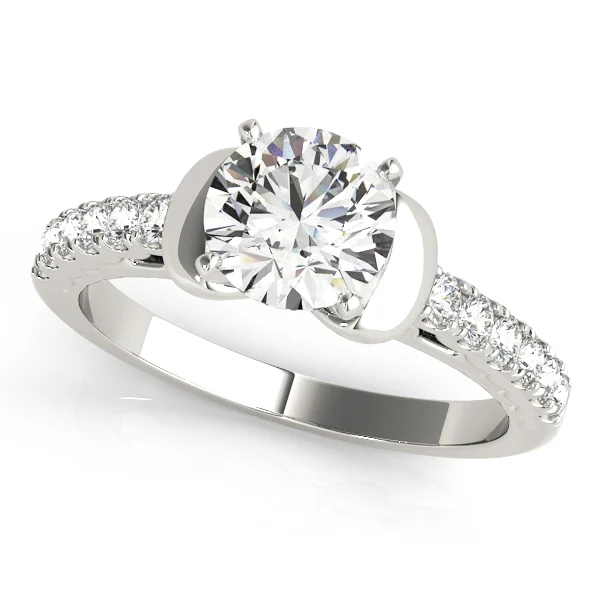 ENGAGEMENT RINGS SINGLE ROW PRONG