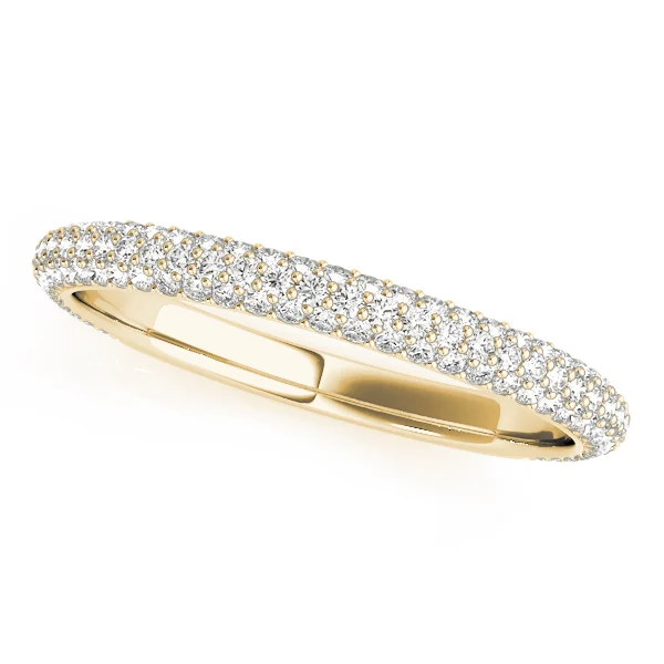 Multirow Pavé Wedding Bands - Image 5