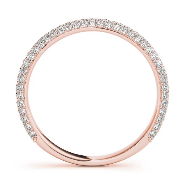 Multirow Pavé Wedding Bands - Image 10