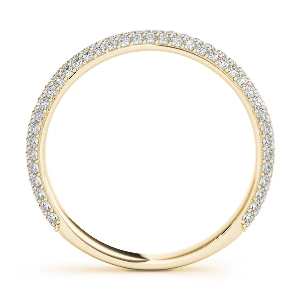 Multirow Pavé Wedding Bands - Image 6