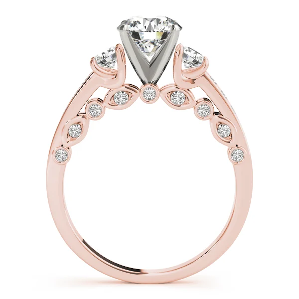 3-Stone Channel Set Solitaire Engagement Rings - Image 8
