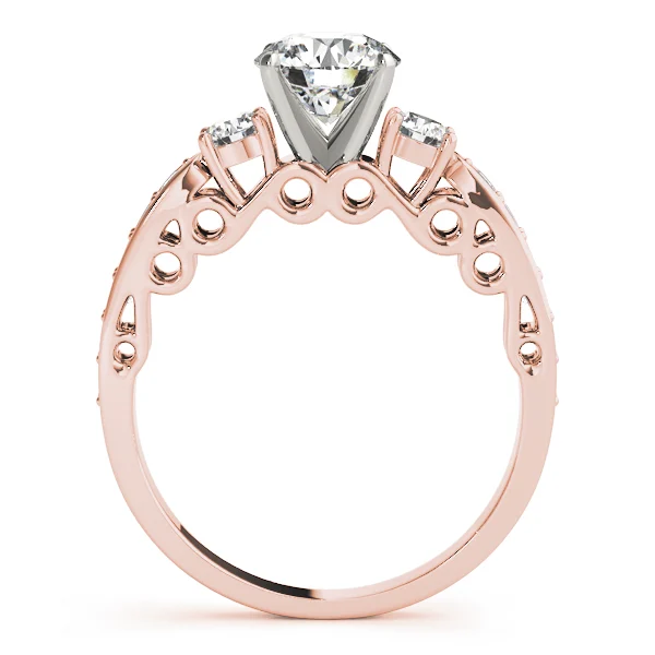 ENGAGEMENT RINGS 3 STONE ROUND - Image 8