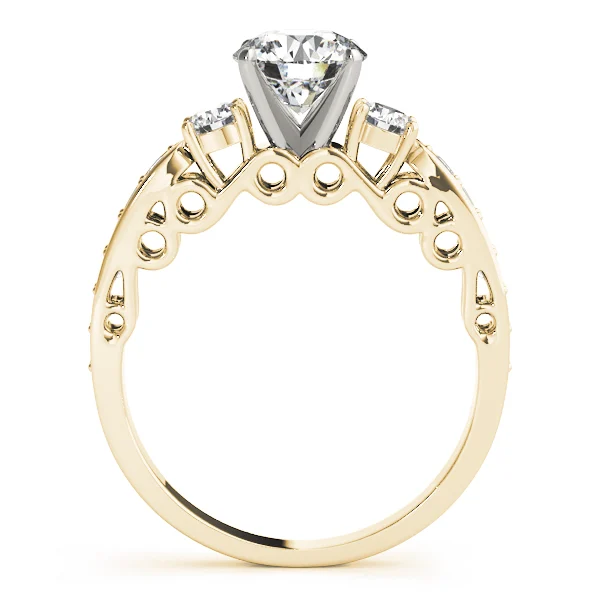 ENGAGEMENT RINGS 3 STONE ROUND - Image 5