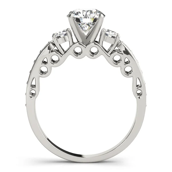 ENGAGEMENT RINGS 3 STONE ROUND - Image 2
