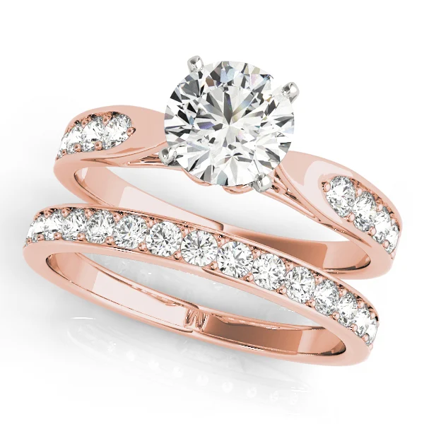 Single Row Prong Engagement Ring - Image 9