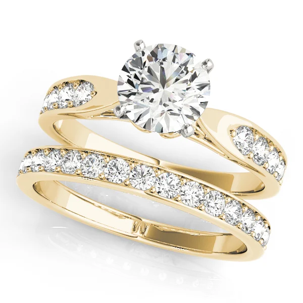 Single Row Prong Engagement Ring - Image 6