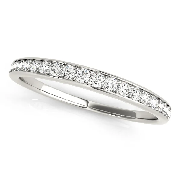 Prong In Channel Wedding Band