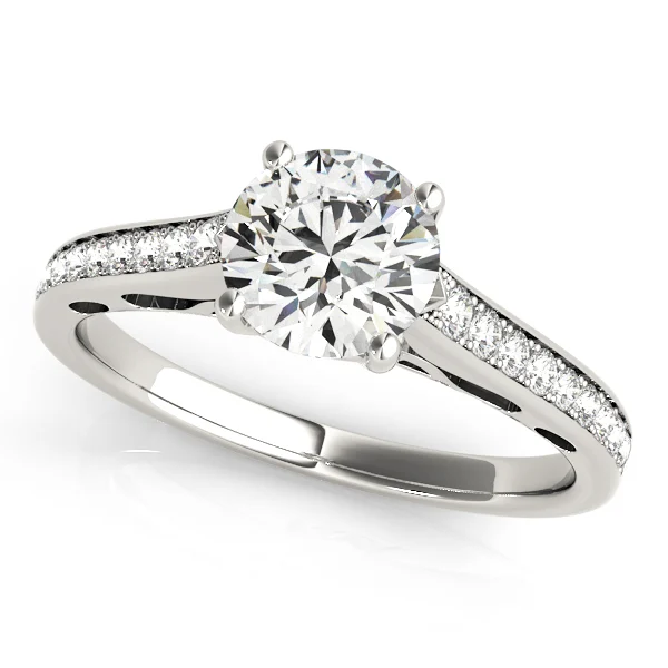 ENGAGEMENT RINGS SINGLE ROW PRONG