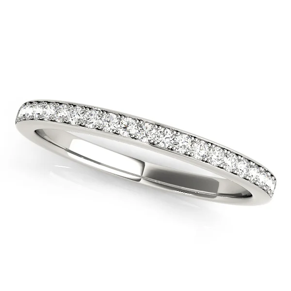 Prong In Channel Wedding Band