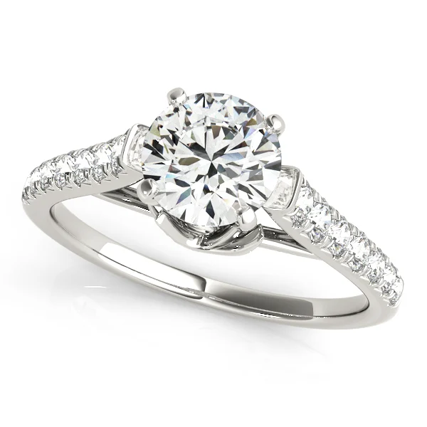 ENGAGEMENT RINGS SINGLE ROW PRONG
