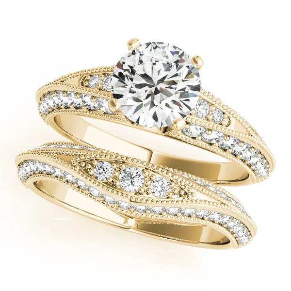 Multirow Milgrain Engagement Ring - Image 6