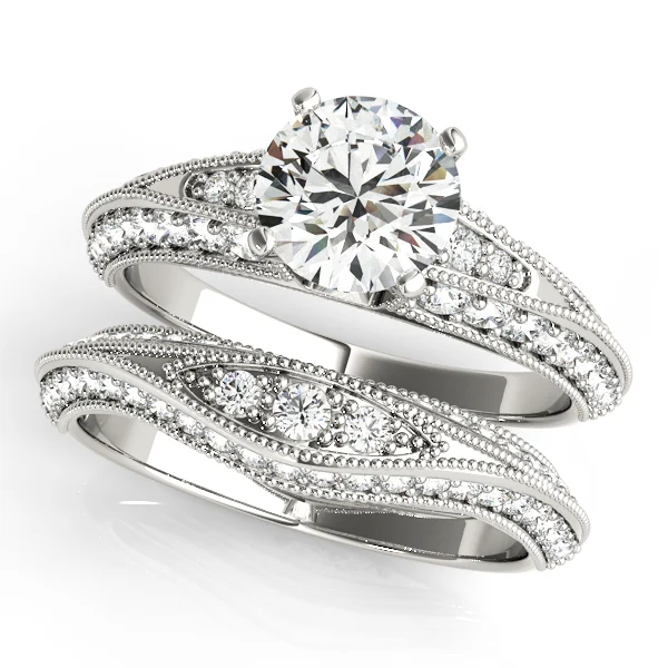 Multirow Milgrain Engagement Ring - Image 3