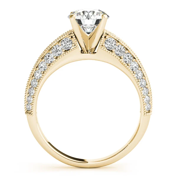Multirow Milgrain Engagement Ring - Image 5