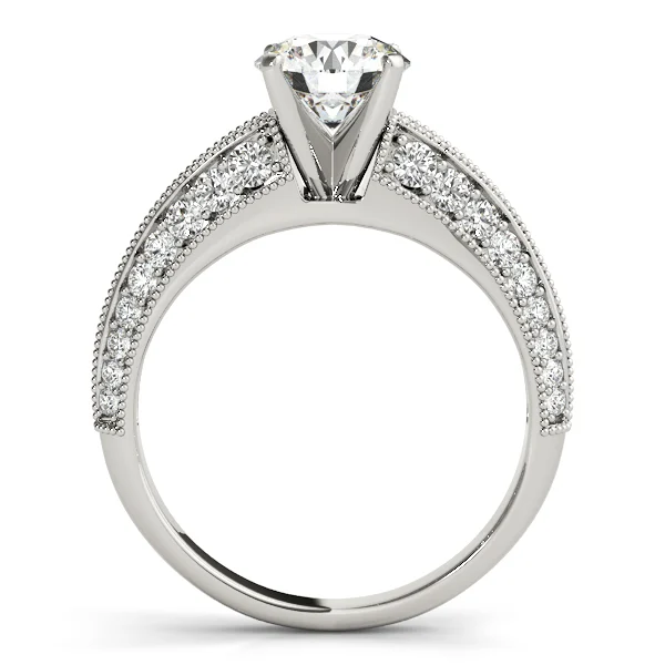 Multirow Milgrain Engagement Ring - Image 2