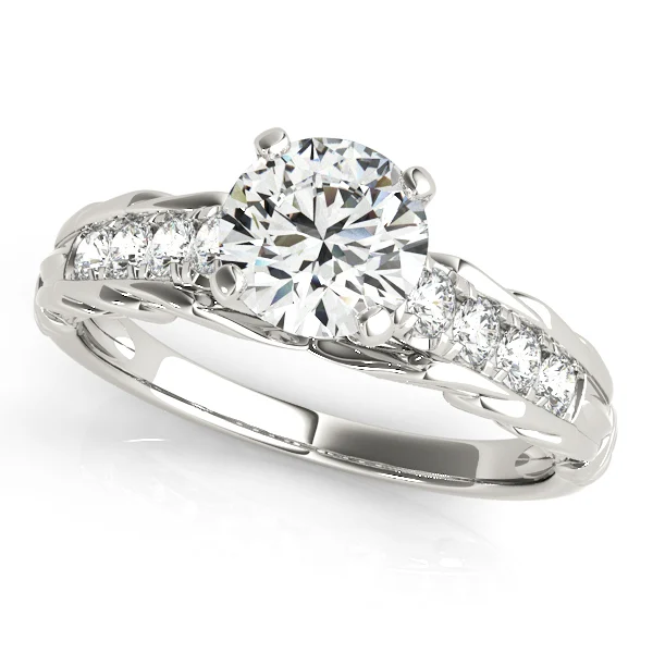 ENGAGEMENT RINGS SINGLE ROW PRONG