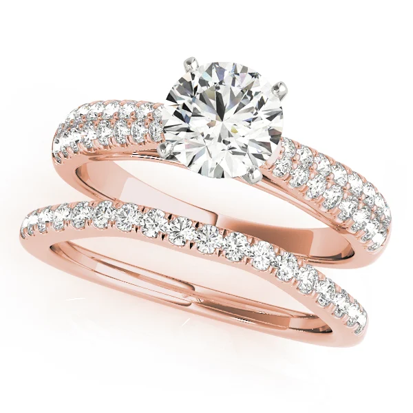 Round 2-Row Pavé Engagement Ring - Image 9