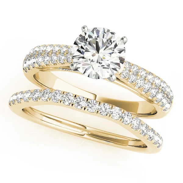 Round 2-Row Pavé Engagement Ring - Image 6