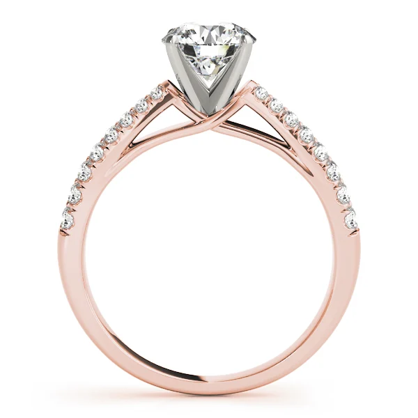 Round 2-Row Pavé Engagement Ring - Image 8
