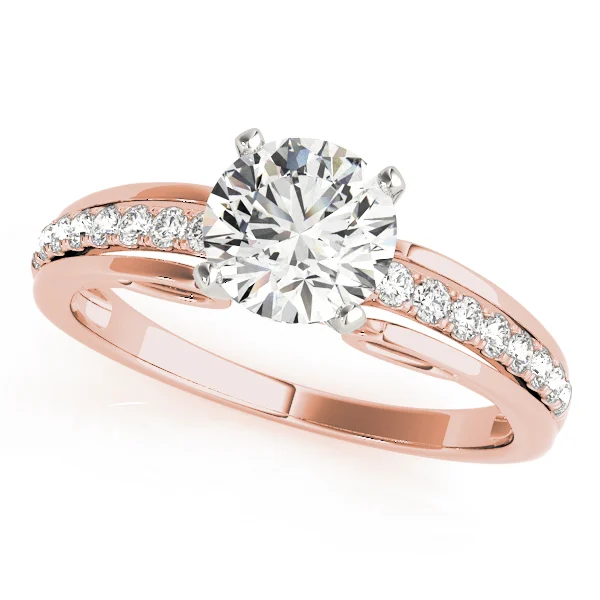 Single Row Prong Set Engagement Ring - Image 7