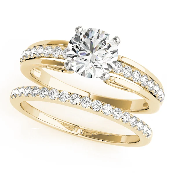 Single Row Prong Set Engagement Ring - Image 6