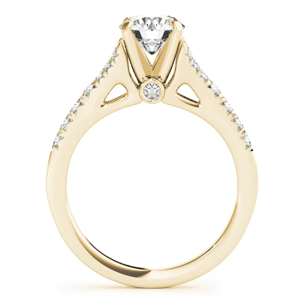 Split Shank Prong Set Engagement Ring - Image 5