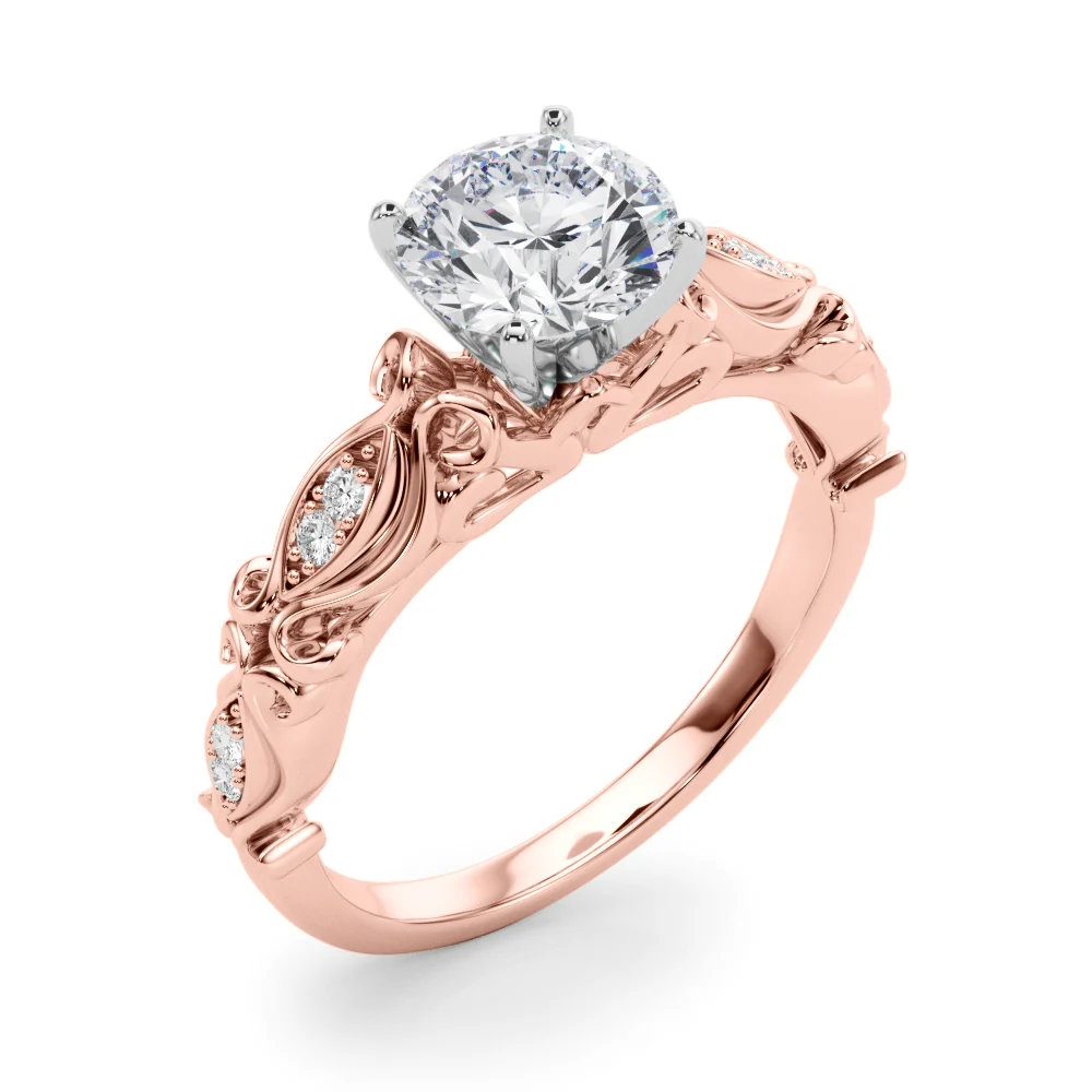Vintage Inspired Engagement Ring - Image 12